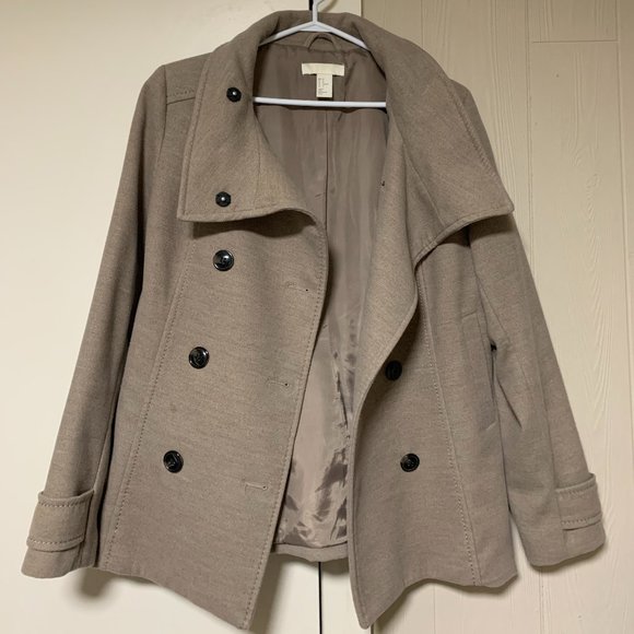 H&M | Women's Size 12 Pea Coat - Picture 1 of 8